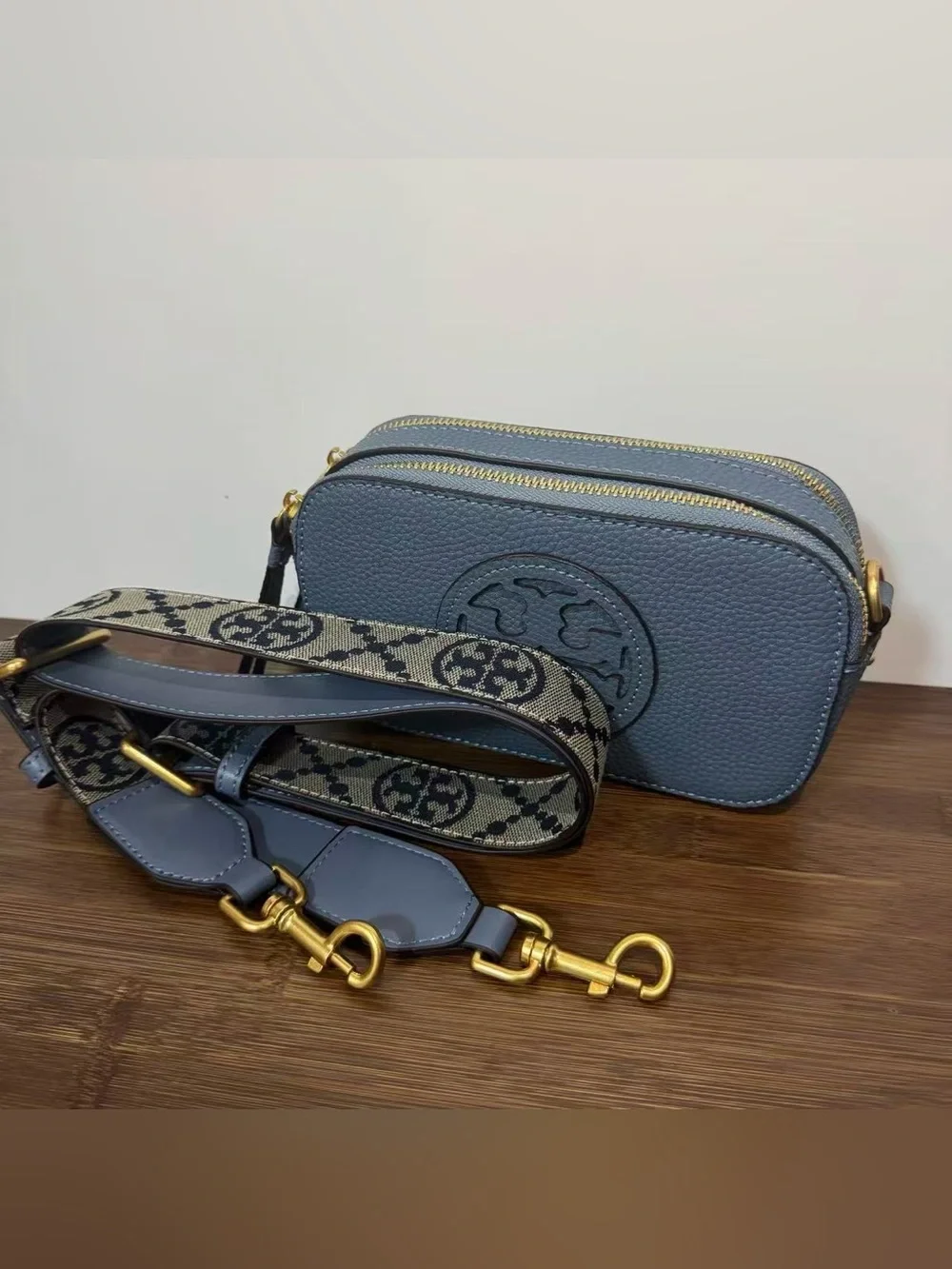 Tory Burch slate blue